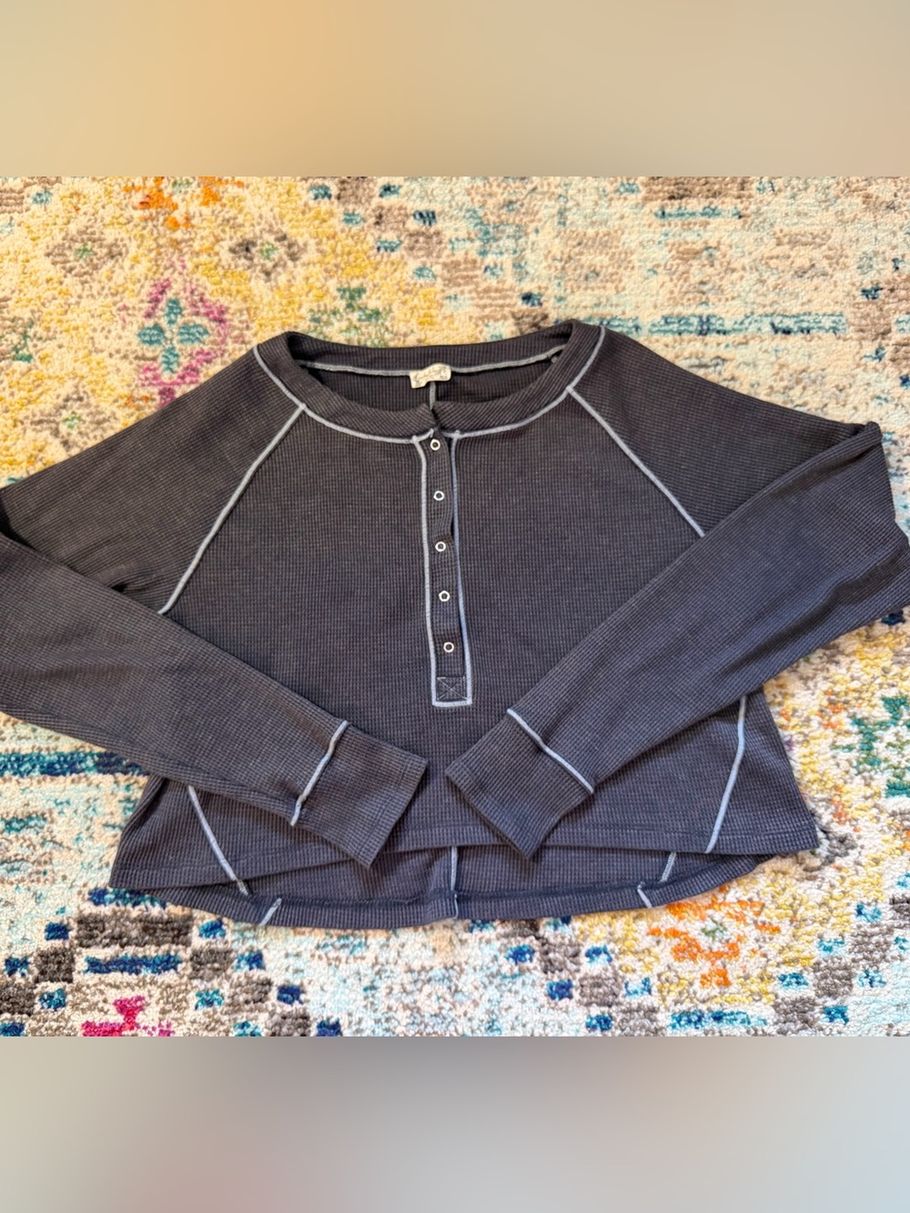 Free People henley long sleeve